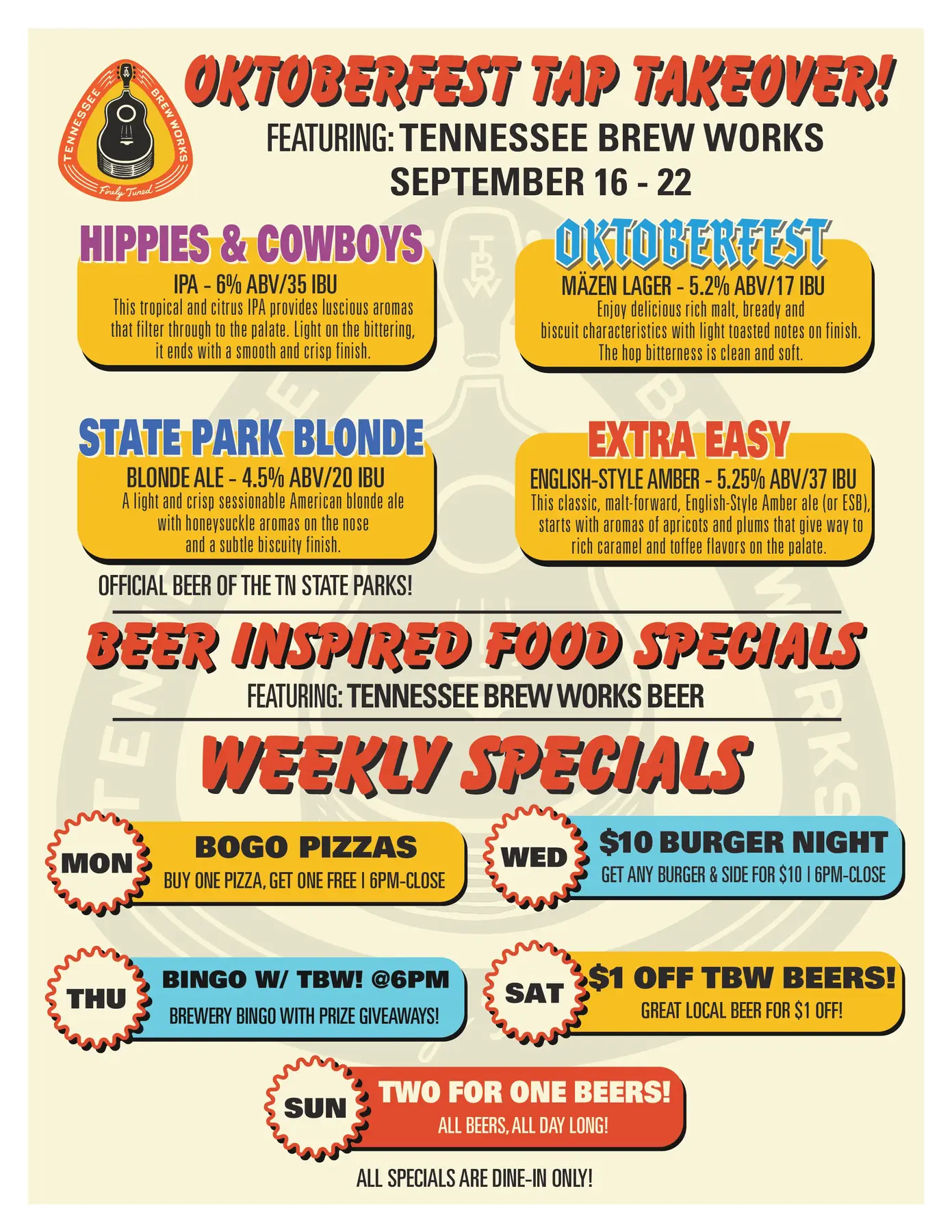 Oktoberfest Tap Takeover graphic